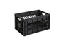 Sigma Home Caisse pliante Heavy Duty Noir, Volumes: 45 l