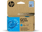 HP Encre N° 937e (4S6W6NE) Cyan