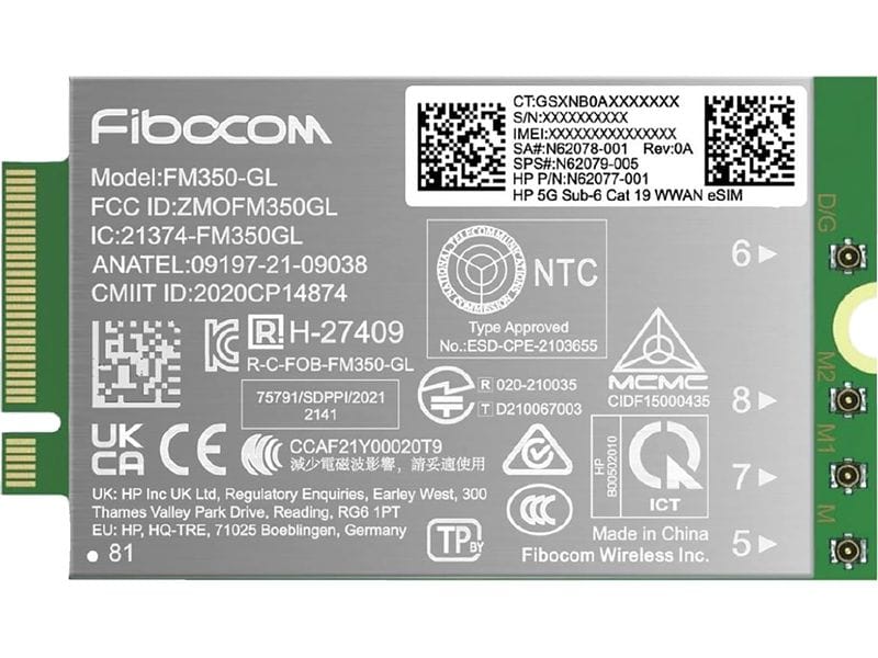 HP Module 5G Sub-6 Cat 19 WWAN