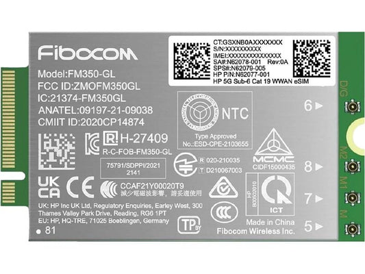 HP Module 5G Sub-6 Cat 19 WWAN