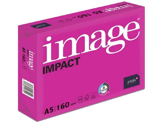 Image Papier pour photocopie Impact A5, Extra-blanc, 160 g/m²,1000 Blatt