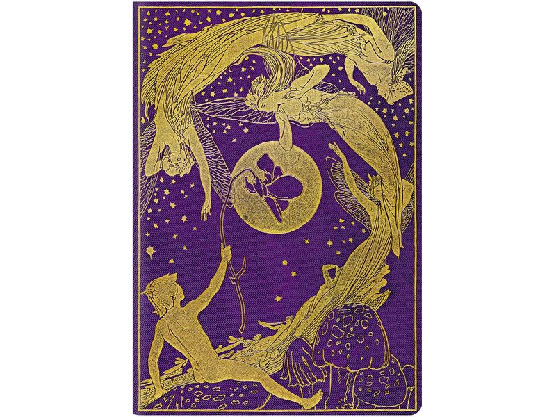 Paperblanks Carnet de notes Lang's Fairy Books A6, ligné, or / violet