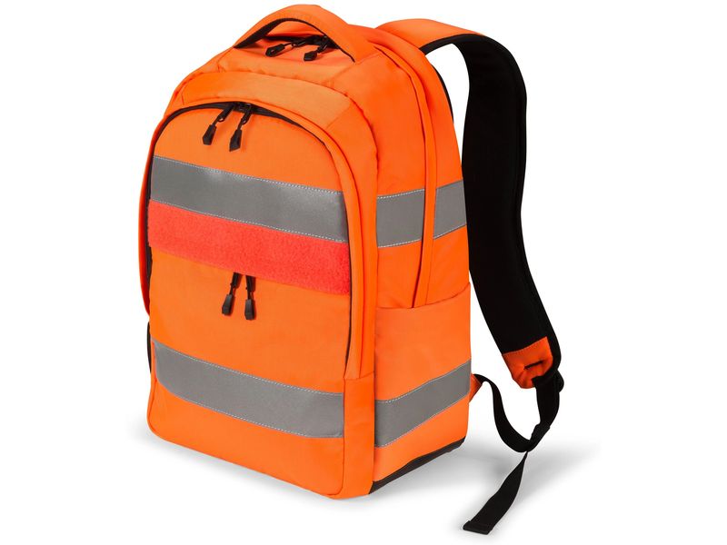DICOTA Sac à dos Hi-Vis V2 Orange, 15.6"