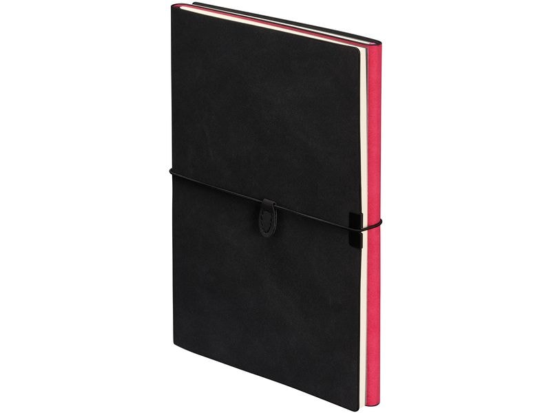 Kolma Bloc-notes Smooth 2 in 1, A5, à pois/blanc, noir/rose