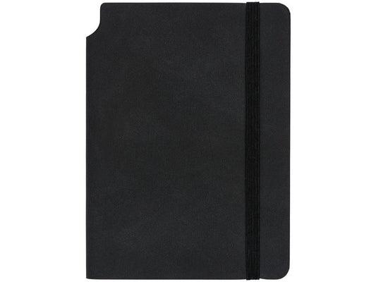 Kolma Bloc-notes Smooth A6, Vierge, noir
