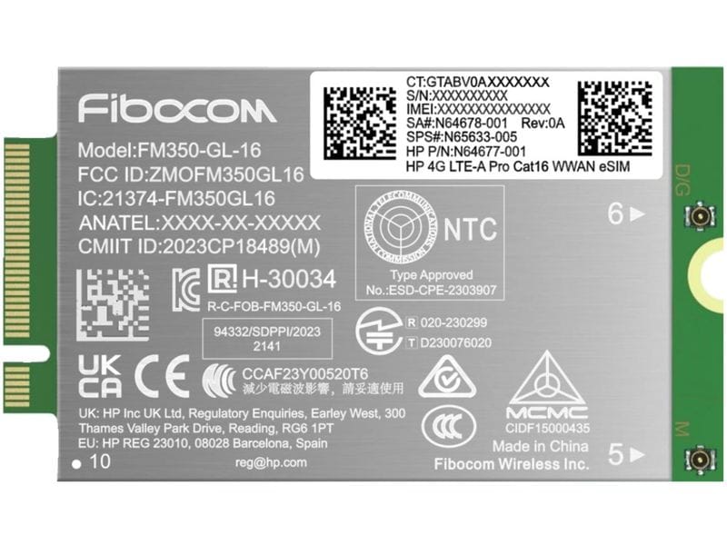 HP Module 4G LTE-A Pro Cat16 WWAN