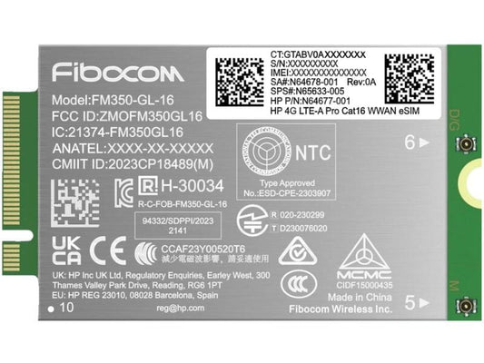 HP Module 4G LTE-A Pro Cat16 WWAN