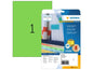 HERMA Étiquettes universelles A4 détachable 210 x 297 mm Vert, 20 feuilles
