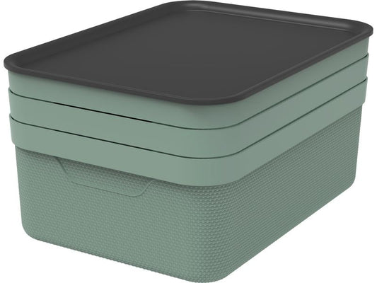 Rotho Boîte de rangement JIVE Vert de gris
