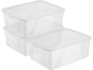 Rotho Boîte de rangement ARCO Transparent, 3 pcs.