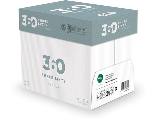 360 Papier pour photocopie Everyday A4, Blanc, 80 g/m², 1 palette