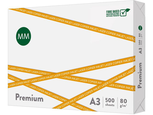 360 Papier pour photocopie Premium A3, Extra-blanc, 80 g/m², 500 Feuille