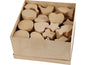 Creativ Company Boîte en carton 63 Pièce/s, Marron