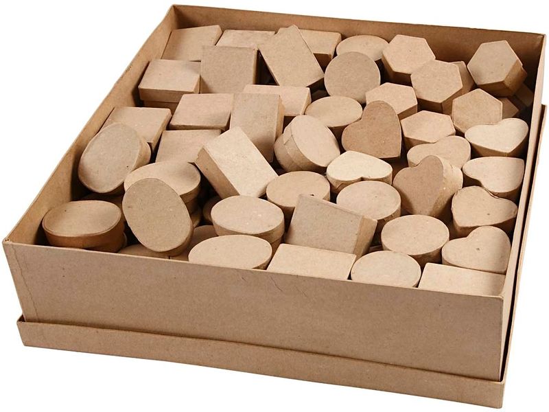 Creativ Company Boîte en carton 144 Pièce/s, Marron