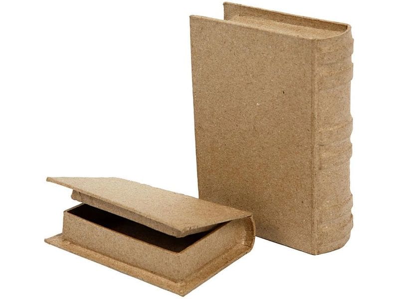 Creativ Company Boîte en carton Livre 2 Pièce/s