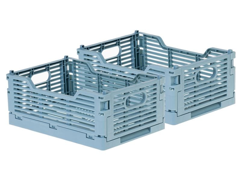 COCON Boîte pliante 22 x 15 x 9 cm 2 pièces, Pétrole