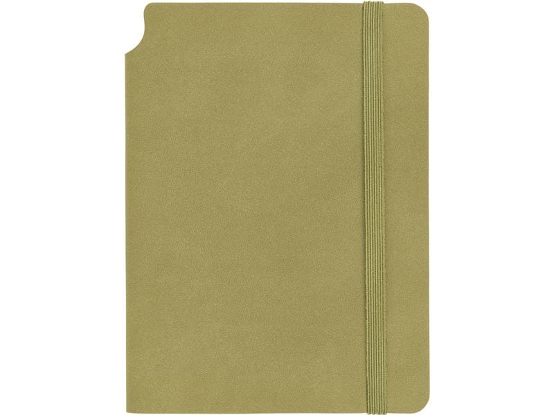 Kolma Bloc-notes Smooth A6, Vierge, vert olive