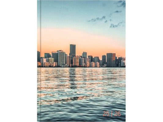 Biella Agenda des élèves Mydiary Miami 25/26 FSC, 1T/1S, 12 x 16.5 cm
