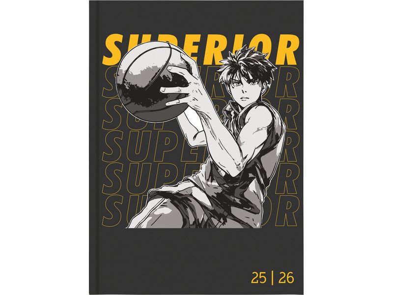 Biella Agenda des élèves Mydiary Sport 25/26 FSC, 1T/1S, 12 x 16.5 cm