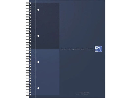 Oxford Bloc-notes A4, À lignes, Bleu foncé
