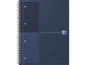 Oxford Bloc-notes A4, À lignes, Bleu foncé