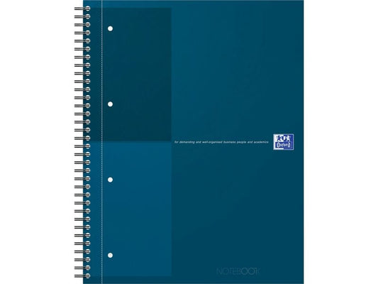 Oxford Bloc-notes A4, À lignes, Turquoise foncé