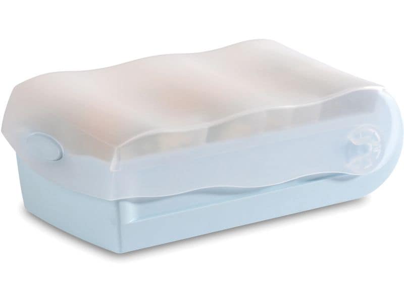 HAN Boîte à fiches Croco A7, bleu clair