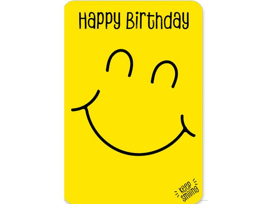 Braun + Company Carte de félicitations Smile 11.5 x 17 cm
