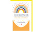 Braun + Company Carte de félicitations Arc-en-ciel 11.5 x 17 cm
