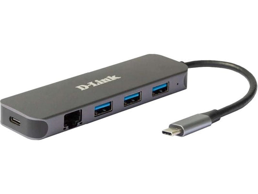D-Link Station d'accueil DUB-2334 Hub USB-C USB Typ-A/USB type C