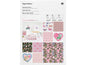 Rico Design Papier à motif La Vie En Rose A4, 270 g/m², Multicolore