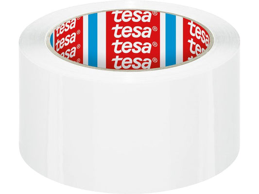 tesa Ruban d'emballage 4195 PP PV4, 55 mm x 66 m, Transparent