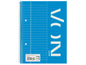 VON Bloc-notes A5 ligné, 80 feuilles, bleu, 5 pièces