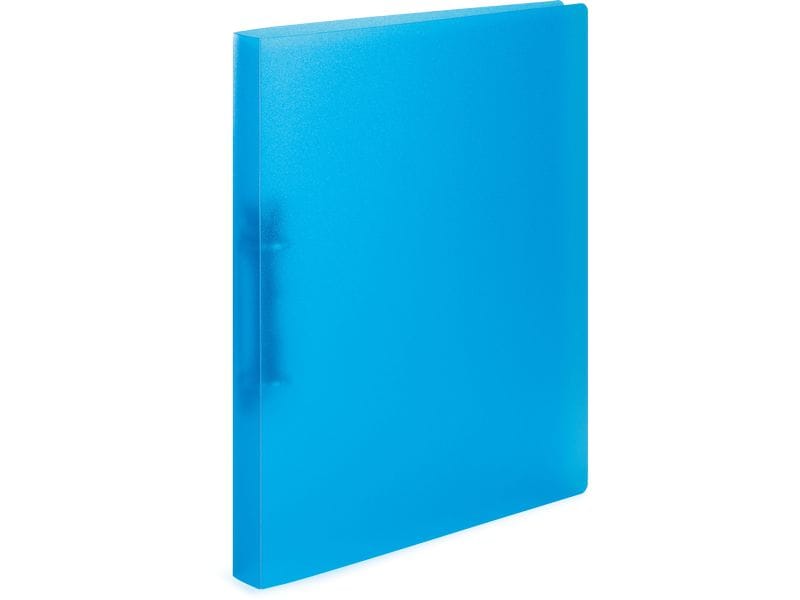 HERMA Classeur à anneaux A4 translucide bleu clair Mécanisme d'anneau 2D