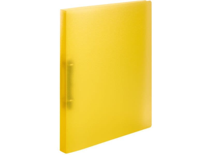 HERMA Classeur à anneaux A4 jaune translucide Mécanisme d'anneau 2D