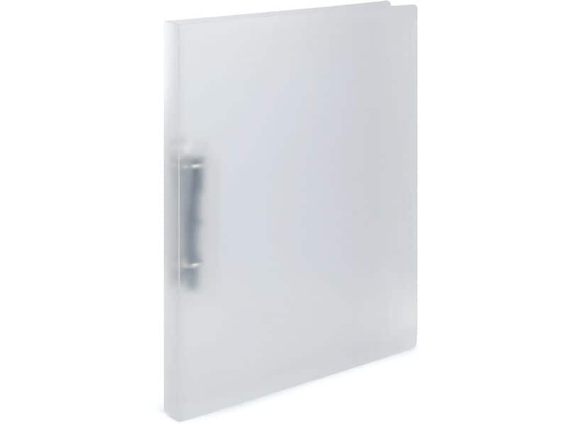 HERMA Classeur à anneaux A4 translucide blanc Mécanisme d'anneau 2D