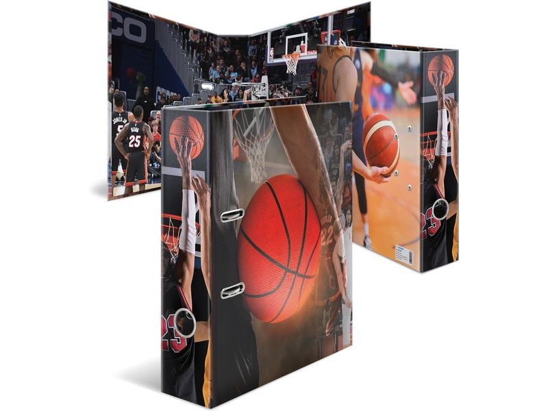 HERMA Classeur à motifs A4 Basketball 285 cm, Multicolore