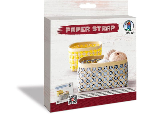 URSUS Papier de bricolage Kamihimo 15 mm x 15 m, rouge foncé