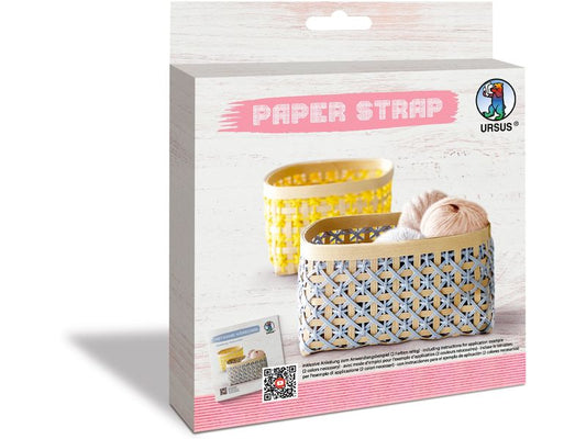 URSUS Papier de bricolage Kamihimo 15 mm x 15 m, rose