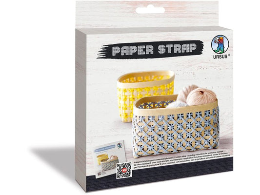 URSUS Papier de bricolage Kamihimo 15 mm x 15 m, noir