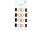Rössler Clips cadeaux avec cœur 8 Pièce/s, Doré