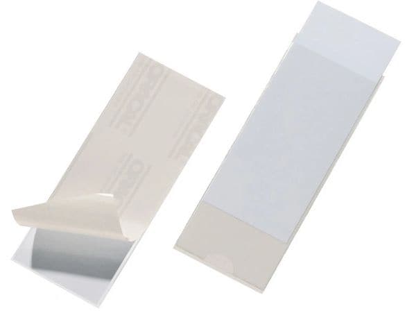 DURABLE Pocketfix autocollant, transparent, 10 pièces