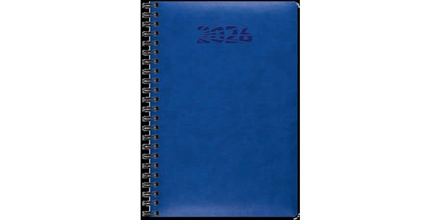 Simplex Agenda hebdomadaire Simply Flex 15 x 21 cm, 2026, Bleu