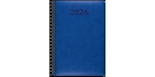 Simplex Agenda hebdomadaire Simply Flex 15 x 21 cm, 2026, Bleu