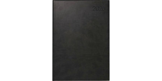 Simplex Agenda hebdomadaire Roma 17 x 24 cm, 2026, Noir