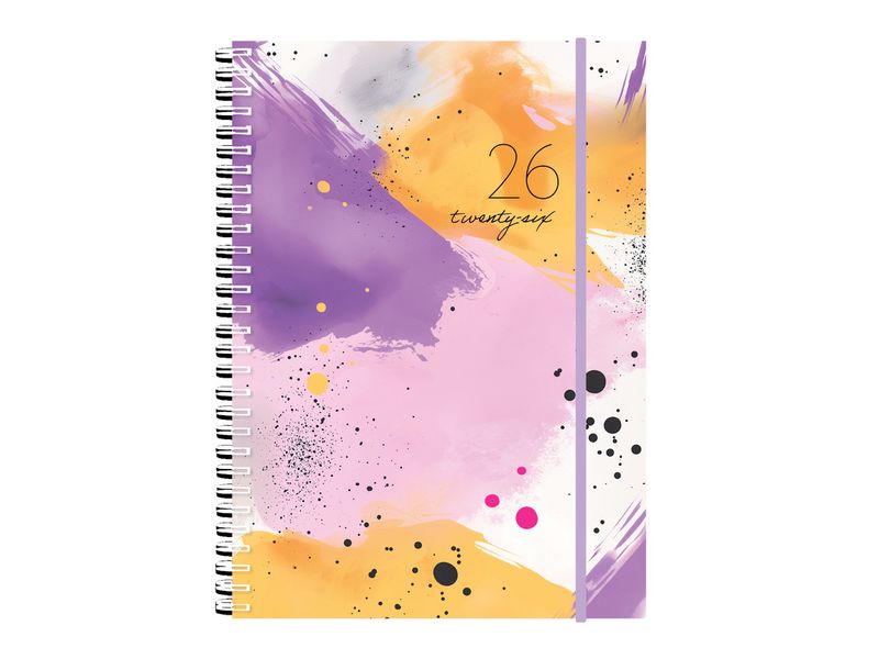 Simplex Agenda hebdomadaire Harmony Abstract 14.8 x 21 cm, 2026
