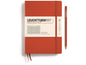 Leuchtturm Bloc-notes Medium A5, À carreaux, Rouge