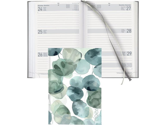 Biella Agenda commercial Dispo Term Eucalyptus 14.5 x 20.5 cm