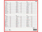 Biella Calendario della lavagna D, 32 x 29.7 cm