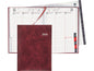 Biella Agenda commercial Orario Rouge vin, 17.8 x 23.5 cm